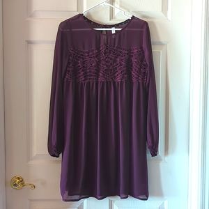 Crochet front Aline dress